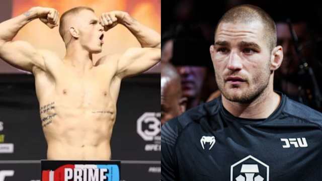 Rising UFC welterweight Ian Garry and UFC middleweight champion Sean Strickland.